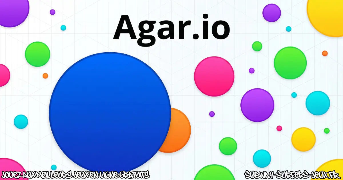 Joue à Agar io Gratuit En Ligne