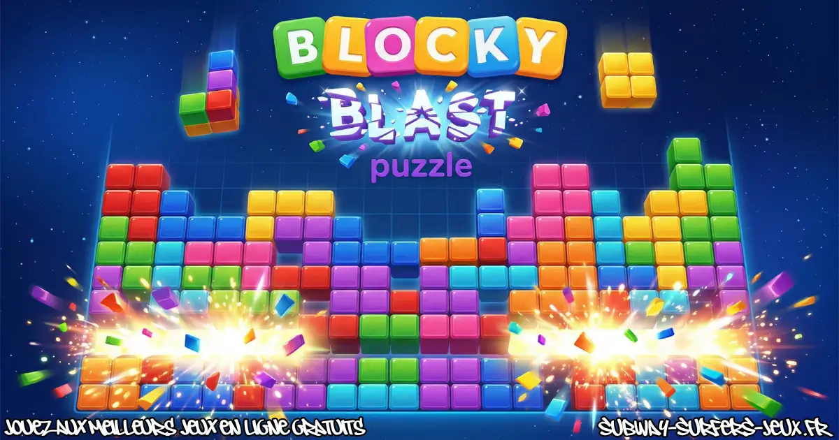 Joue à Blocky Blast Puzzle Gratuit En Ligne