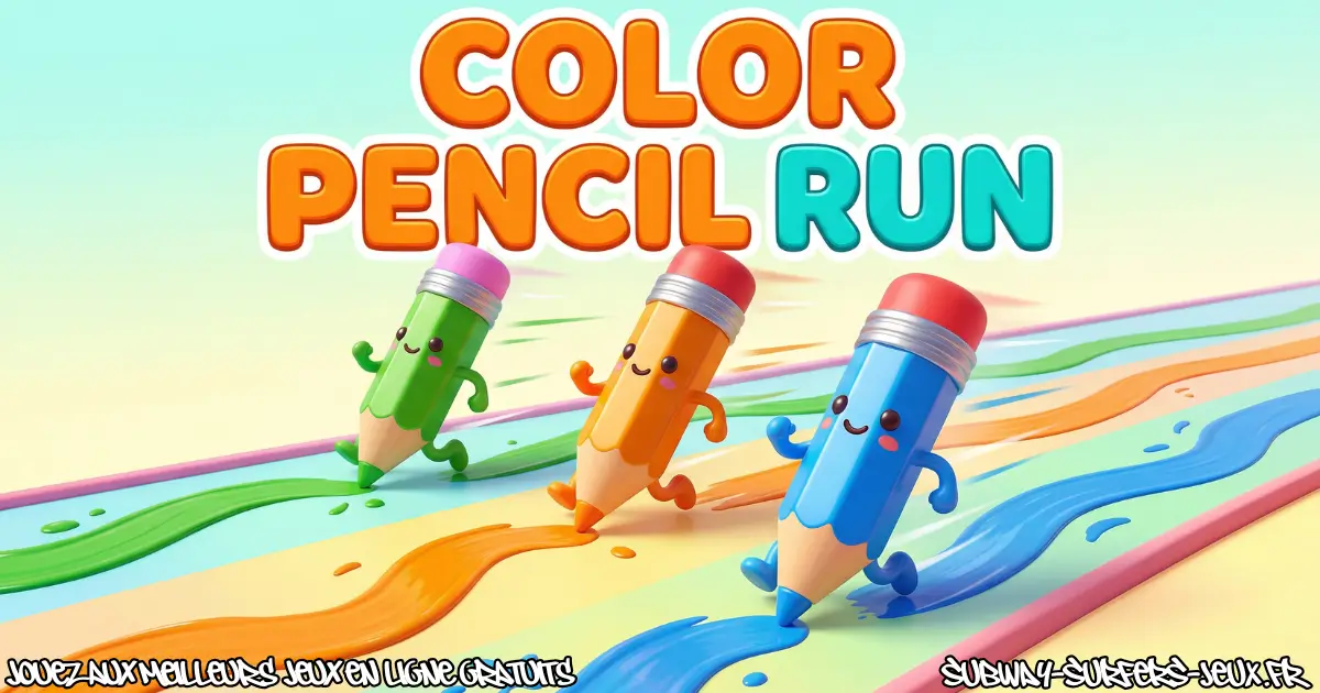 Joue à Color Pencil Run Gratuit En Ligne