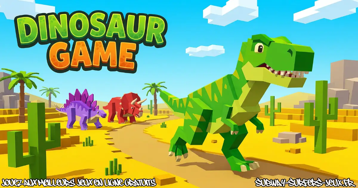 Joue à Dinosaur Game Gratuit En Ligne