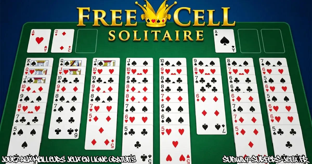 Joue à  Freecell Solitaire Gratuit En Ligne