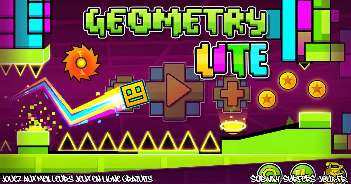 Jouez Geometry Dash Lite Gratuit En Ligne