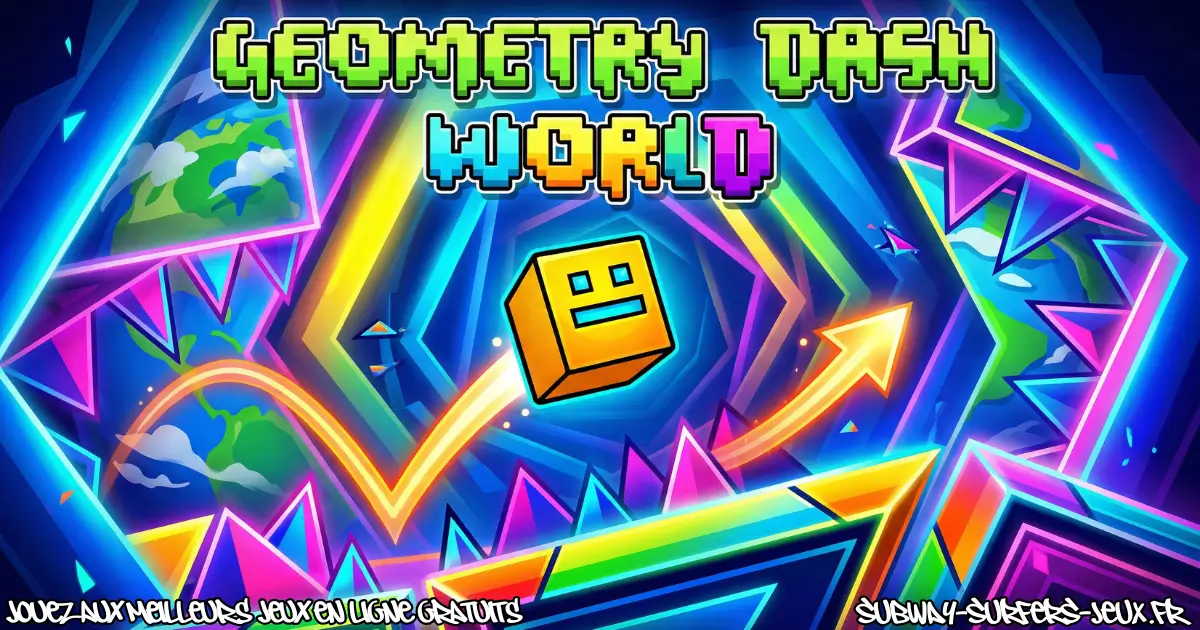 Jouez Geometry Dash World Gratuit En Ligne