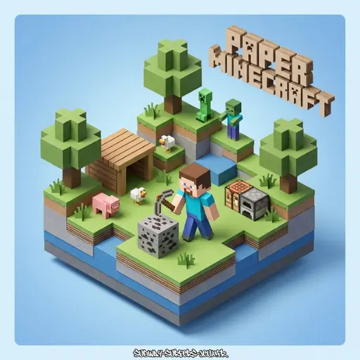 Paper Minecraft