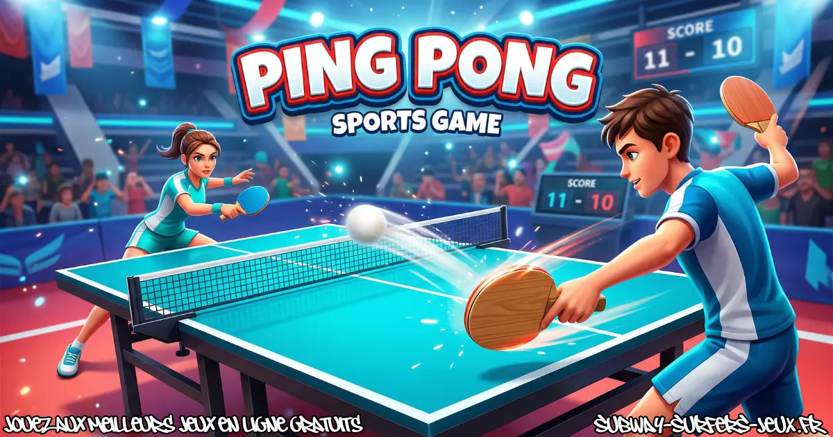 Joue à  Ping Pong Gratuit En Ligne