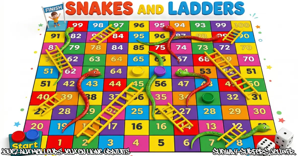Joue à Snakes and Ladders Gratuit En Ligne