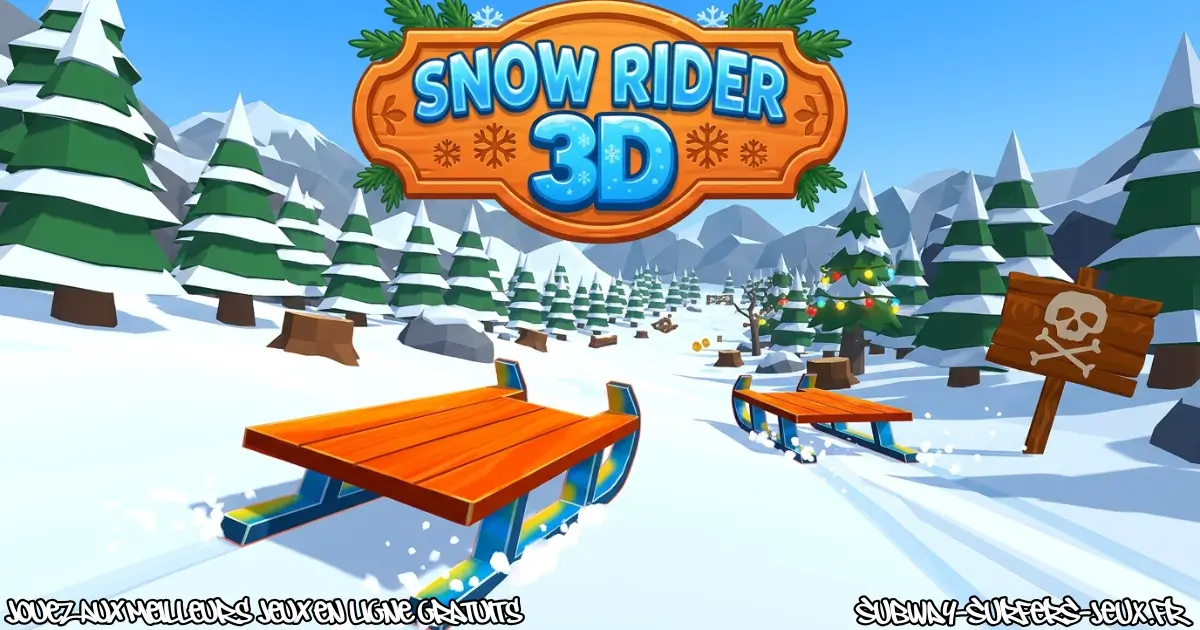 Joue à Snow Rider 3D Gratuit En Ligne