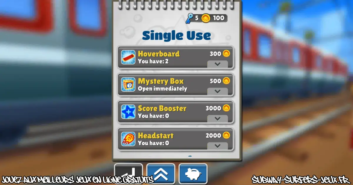Liste des missions quotidiennes dans Subway Surfers