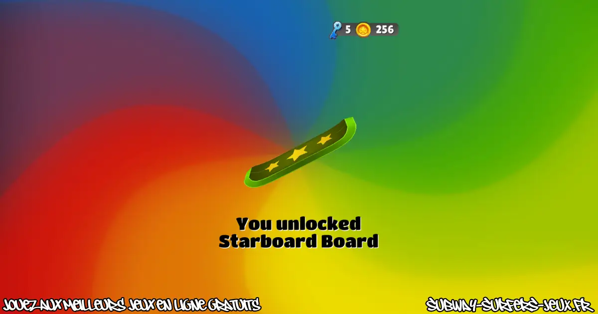Déblocage d’un nouveau hoverboard dans Subway Surfers